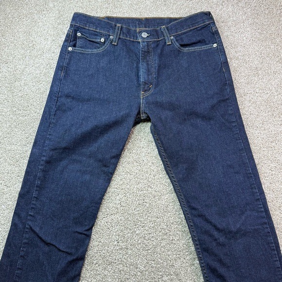 Levi's 513 Men's Jeans My Measurements Show 34x33 Blue‎ Straight - Picture 12 of 12